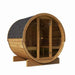 Green Vista Living SaunaLife Model E7G Barrel Sauna Glass Front | 4 Persons