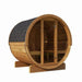 Green Vista Living SaunaLife Model E8G Sauna Barrel Glass Front | 6 Persons