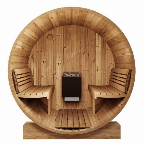 Green Vista Living SaunaLife Model E8 Sauna Barrel | 6 Persons - Detail View