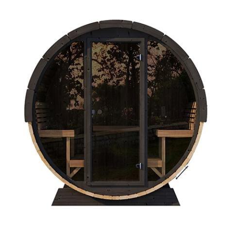 Green Vista Living SaunaLife Model EE8G Barrel Sauna Barrel | 6 Persons - Detail View