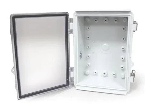 Green Vista Living SaunaLife Sauna Gear 300 Sauna, Weatherproof Control Panel Enclosure - Side View