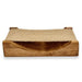 Green Vista Living SaunaLife SaunaGear Headrest 1 Wooden Sauna Headrest w/Cloth Neck Support - Side View