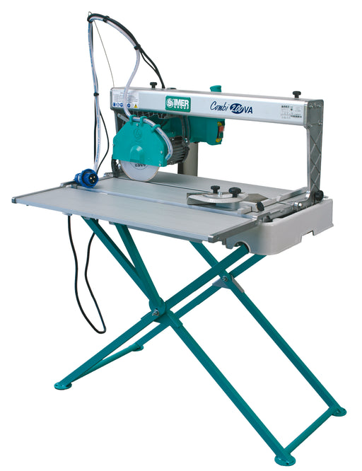 IMER Combicut 200 VA 8" Overhead Rail Tile Saw – 24" Cut, 1.75 HP 120V