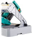 IMER Combicut 200 VA 8" Overhead Rail Tile Saw – 24" Cut, 1.75 HP 120V – Tilting Rail For Miter Cuts