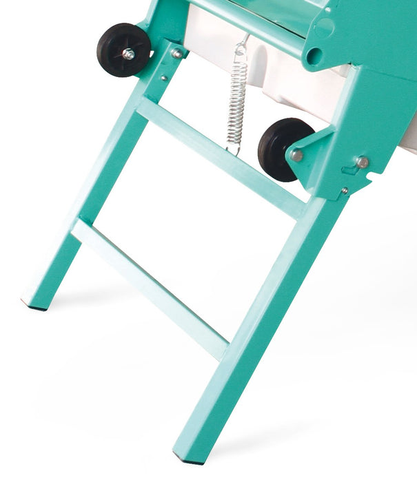 IMER Masonry 350 Smart Cut 14" Brick & Block Saw – 30" Cut, 2 HP 120V – Legs Close Up