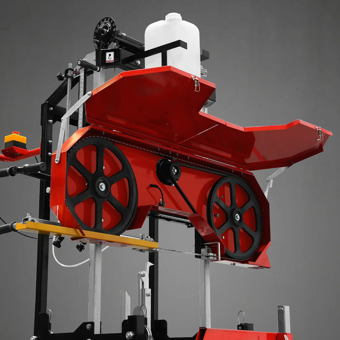 3-Point PTO Stump Grinder & 22" Portable Sawmill & Forestry Log Skidding Winch Combo,SG24 & SM22 &FW8800