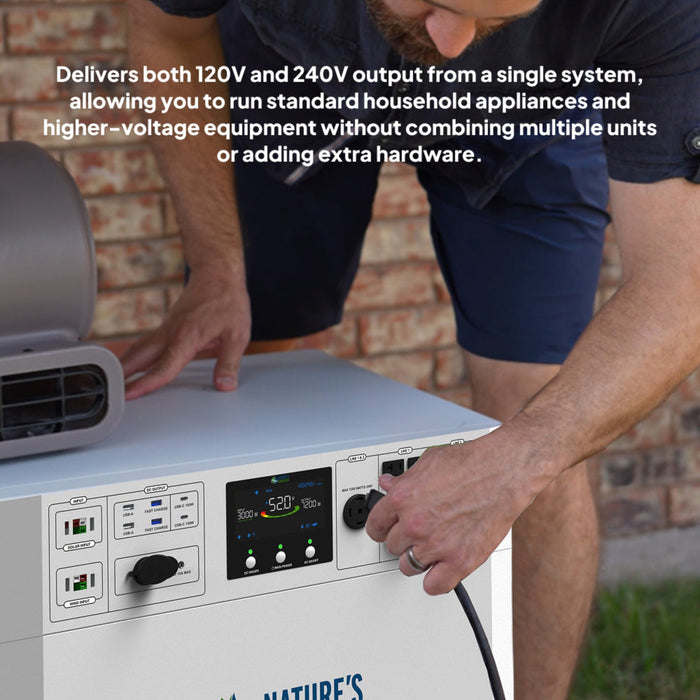 Powerhouse V2 Solar Generator and Transfer Switch