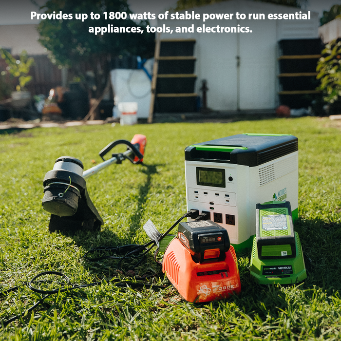 High Capacity Lithium 1800 Solar Generator