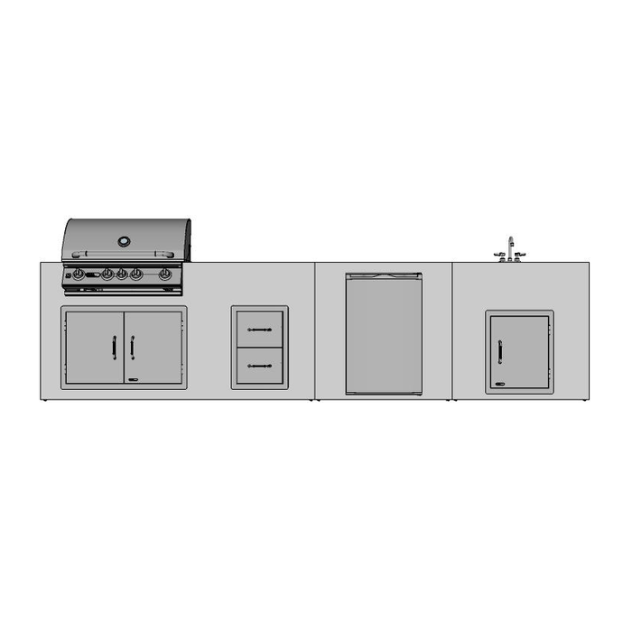 Chicago Brick Oven - DIY Schaumburg Kitchen - 12' Straight Kitchen
