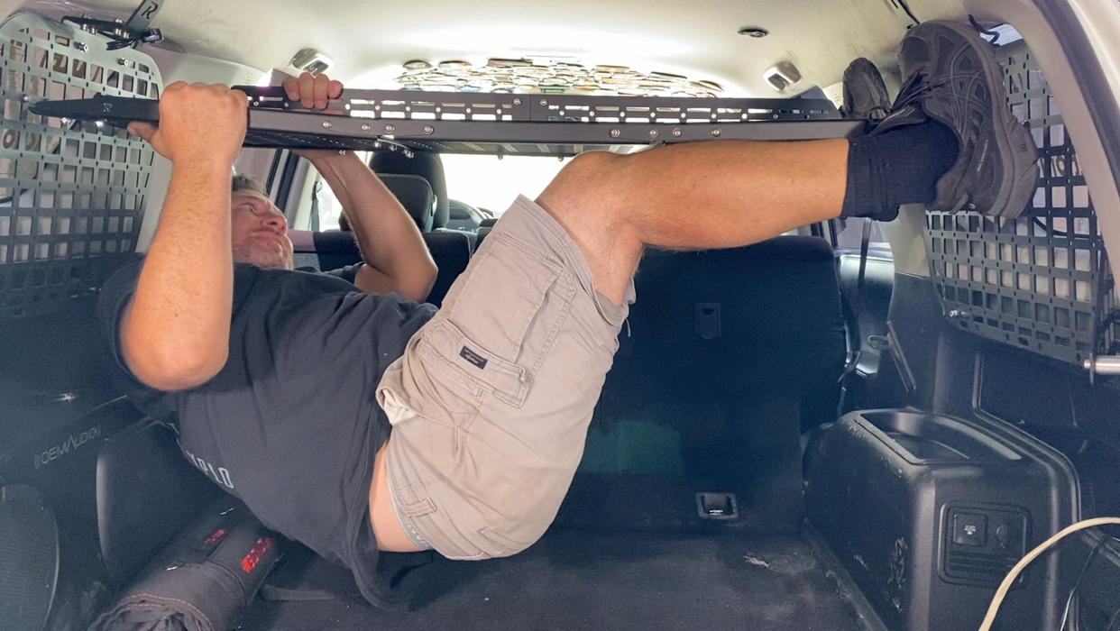 Rago Fabrication 2010-2024 5th Gen Toyota 4Runner Molle Storage Panel Shelf – image 11 of 12