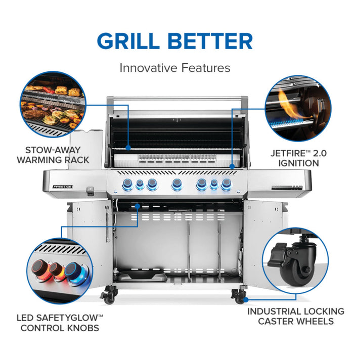 Napoleon Prestige® 665 Natural Gas Grill (Stainless Steel)