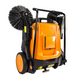 SANITMAX RT980S 38" Manual Push Powered Floor Sweeper, 38,000 sqft/h, Triple Brushes, Air filter For Dust Control - Close-Up