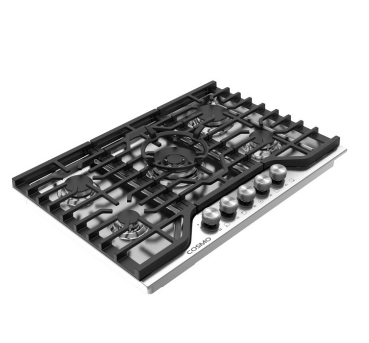 Cosmo 30" Stainless Steel Drop-In Gas Cooktop COS-CTGV305SS