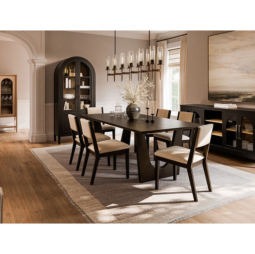 Barkman Furniture Sedona Arched Curio Living Room Furniture - Side View