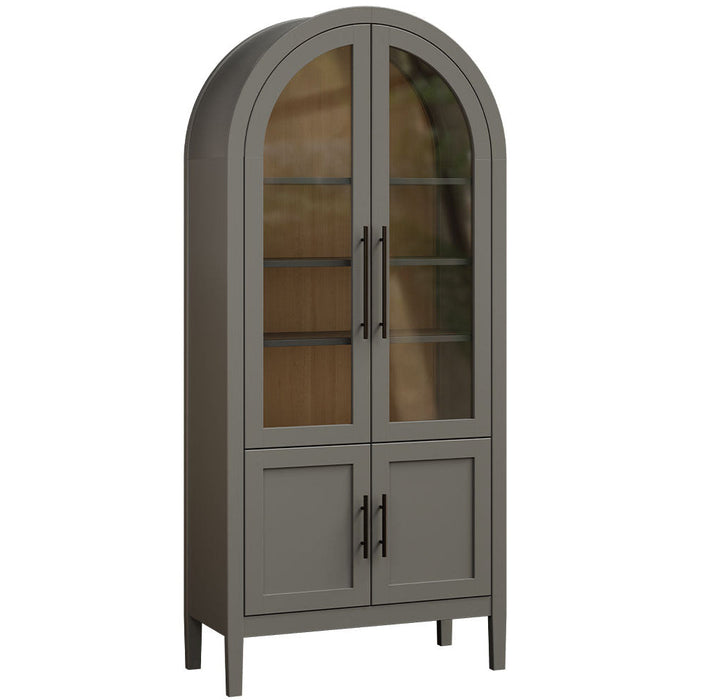 Barkman Furniture Sedona Arched Curio Living Room Furniture