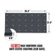( 1 Pack / 1 Pcs ) Shelf with 5 Pcs Clips, 1430L Cabinet, Black (for S — angle view