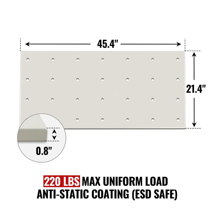 ( 1 Pack / 1 Pcs ) Shelf with 5 Pcs Clips, 1430L Cabinet (for SKU:203004, 203008, 203009)