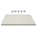 ( 1 Pack / 1 Pcs ) Shelf with 5 Pcs Clips, 210L Cabinet, White (for SK — lifestyle view
