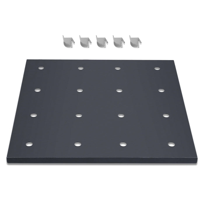 ( 1 Pack / 1 Pcs ) Shelf with 5 Pcs Clips, 210L Cabinet, Black (for SK