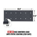 ( 1 Pack / 1 Pcs ) Shelf with 5 Pcs Clips, 320L Cabinet, Black (for SK — angle view