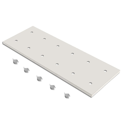 ( 1 Pack / 1 Pcs ) Shelf with 5 Pcs Clips, 320L Cabinet, White (for SK