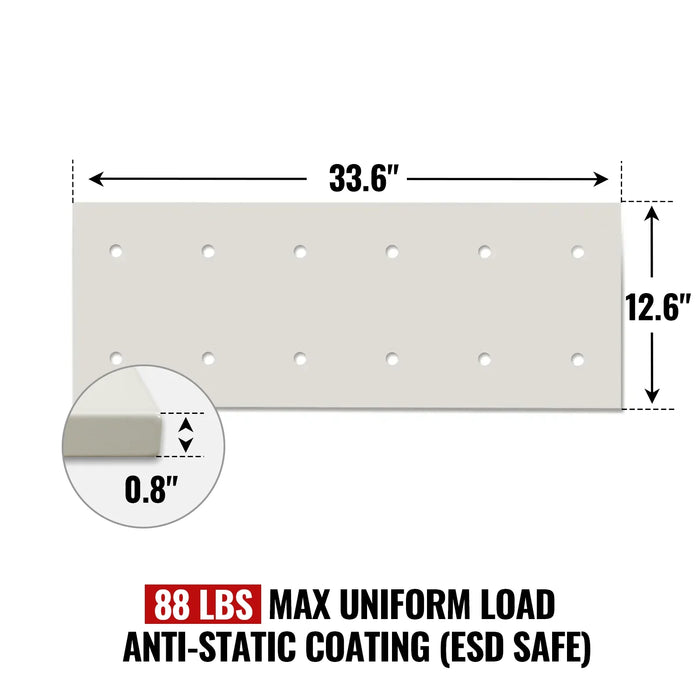 ( 1 Pack / 1 Pcs ) Shelf with 5 Pcs Clips, 320L Cabinet (for SKU: 203001, 203005)