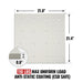 ( 1 Pack / 1 Pcs ) Shelf with 5 Pcs Clips, 540/730L Cabinet, White (fo — angle view