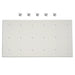 ( 1 Pack / 1 Pcs ) Shelf with 5 Pcs Clips, 880L Cabinet, White (for SK — lifestyle view
