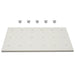 ( 1 Pack / 1 Pcs ) Shelf with 5 Pcs Clips, 880L Cabinet, White (for SK
