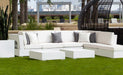 Ledge Lounger Signature Sectional Endcap/Square Coffee Table — view 4
