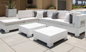 Ledge Lounger Signature Sectional Endcap/Square Coffee Table — view 5