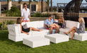 Ledge Lounger Signature Sectional Endcap/Square Coffee Table — view 3