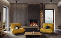 38" Electric Fireplace BI-TRD-38-SIG - angle view