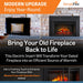 SimpliFire 25" Traditional Electric Built-In Fireplace Insert SimpliFire
