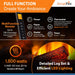 SimpliFire 25" Traditional Electric Built-In Fireplace Insert SimpliFire