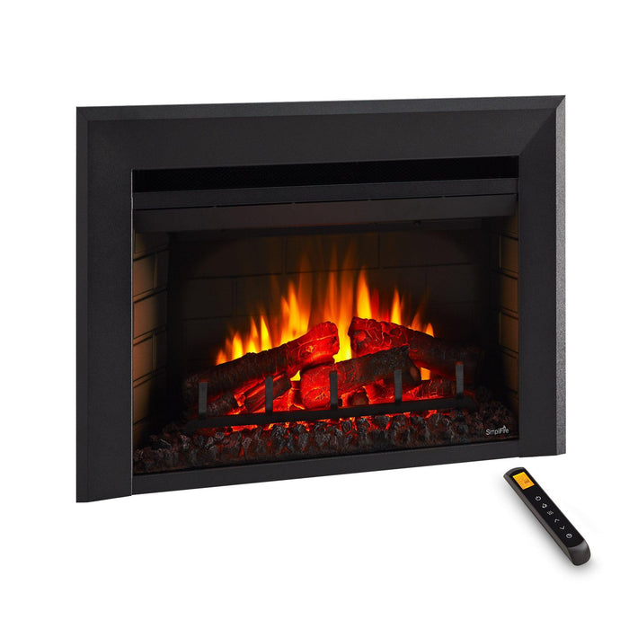 SimpliFire 25" Traditional Electric Built-In Fireplace Insert SimpliFire