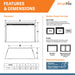 SimpliFire 25" Traditional Electric Built-In Fireplace Insert SimpliFire