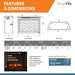 SimpliFire 30" Traditional Electric Built-In Fireplace SimpliFire
