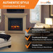 SimpliFire 30" Traditional Electric Built-In Fireplace SimpliFire