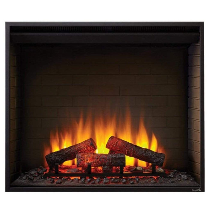 SimpliFire 36" Traditional Electric Built-In Fireplace SimpliFire