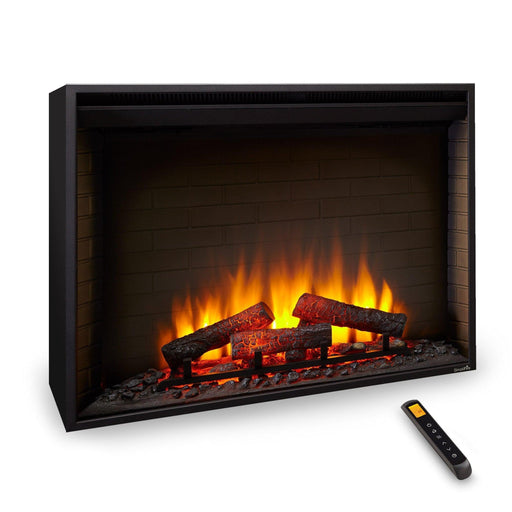 SimpliFire 36" Traditional Electric Built-In Fireplace SimpliFire