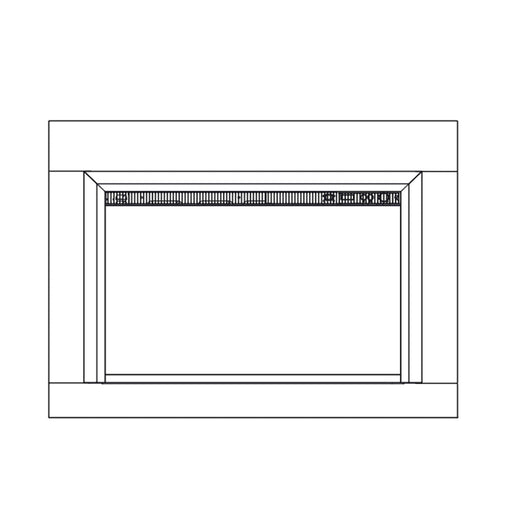 SimpliFire 4-Sided Small Surround with Removable Bottom Piece for GI-32-ZC SimpliFire