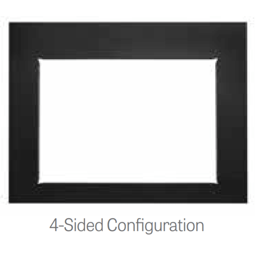 SimpliFire 42" x 29" 4-Sided Small Surround with Removable Bottom Piece SimpliFire