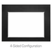SimpliFire 44" 4-Sided Small Surround with Removable Bottom Piece SimpliFire