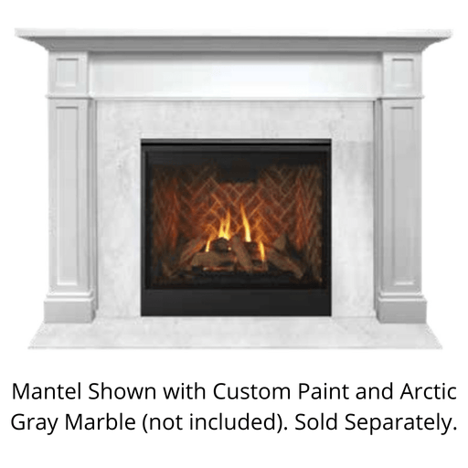 SimpliFire Acadia B-Size Unfinish Maple Flush Mantel SimpliFire