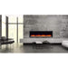 SimpliFire Allusion Platinum 72" Linear Electric Recessed Fireplace SimpliFire
