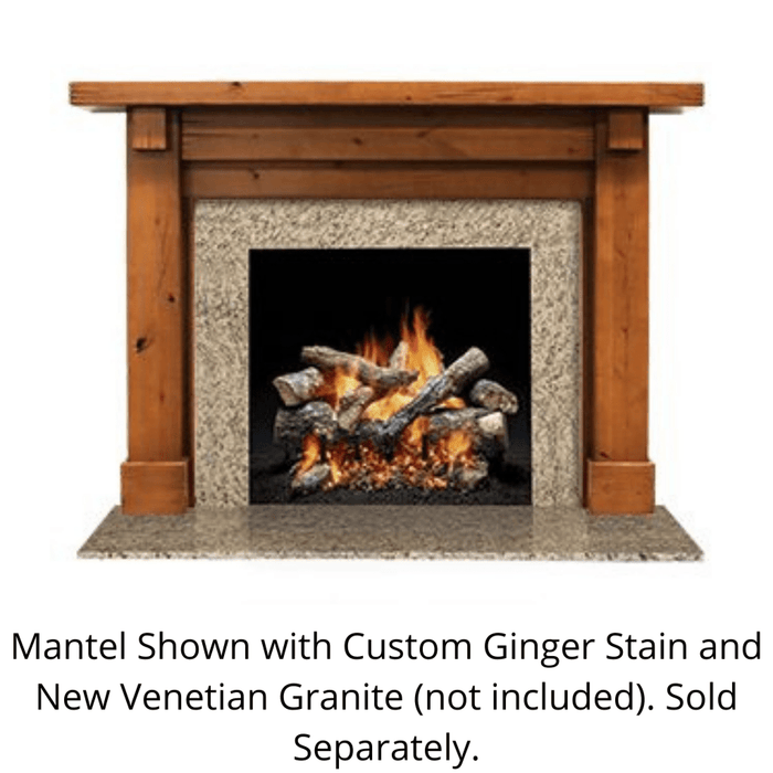 SimpliFire Battlefield B-Size Prime MDF Flush Mantel SimpliFire