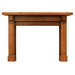 SimpliFire Battlefield B-Size Unfinished Maple Flush Mantel SimpliFire
