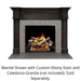 SimpliFire Bellevue B-Size Prime MDF Flush Mantel SimpliFire