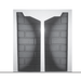 SimpliFire Decorative Side Panels for 30" Electric Insert Fireplace SimpliFire